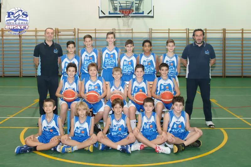 Foto di squadra Esordienti PGS Bellaria